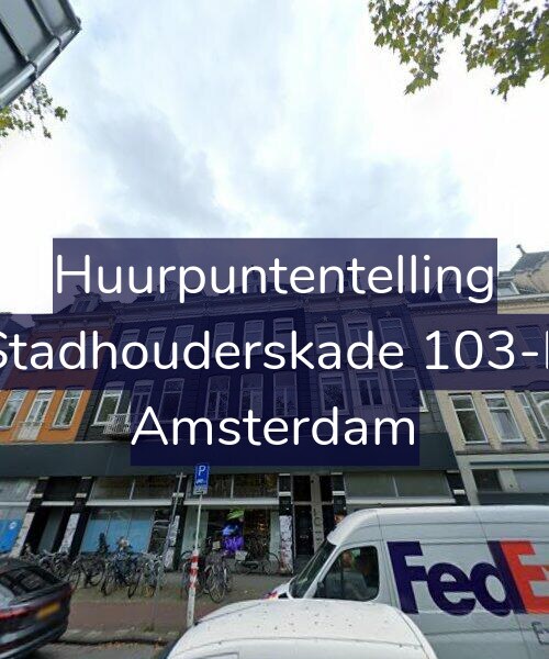 Foto gevel Huurpuntentelling voor Stadhouderskade 103-E, Amsterdam