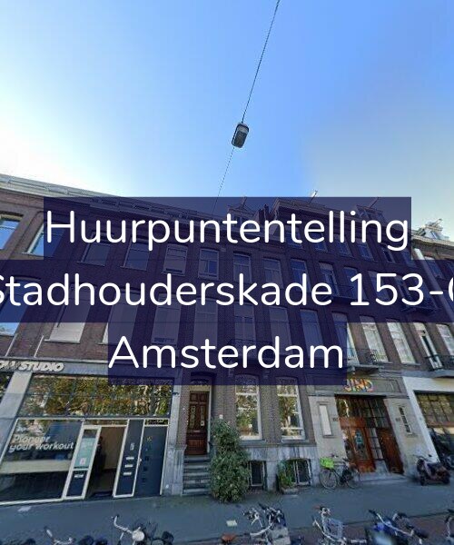 Foto gevel Huurpuntentelling voor Stadhouderskade 153-C, Amsterdam