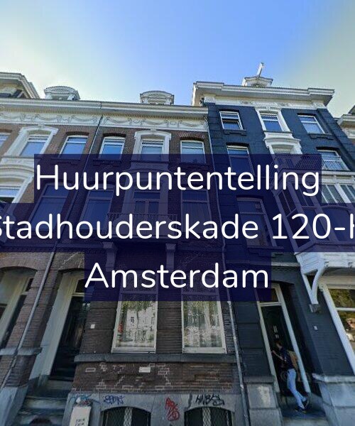 Foto gevel Huurpuntentelling voor Stadhouderskade 120-H, Amsterdam