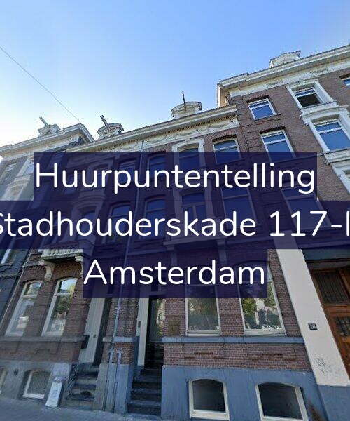 Foto gevel Huurpuntentelling voor Stadhouderskade 117-B, Amsterdam
