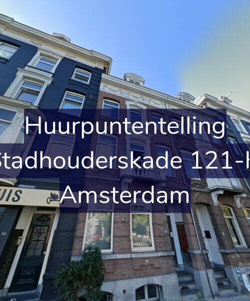 Foto gevel Huurpuntentelling voor Stadhouderskade 121-H, Amsterdam