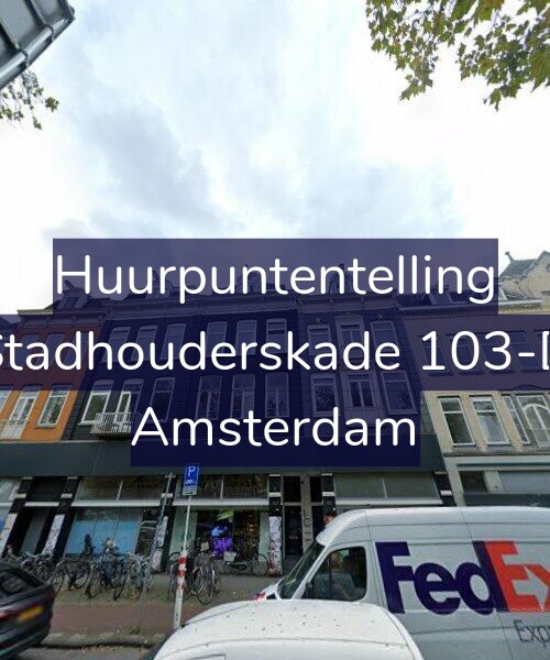Foto gevel Huurpuntentelling voor Stadhouderskade 103-D, Amsterdam