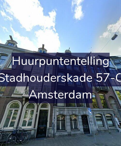 Foto gevel Huurpuntentelling voor Stadhouderskade 57-C, Amsterdam