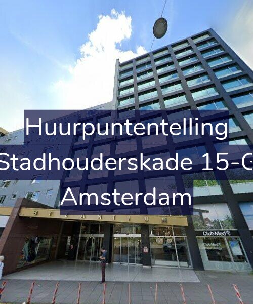Foto gevel Huurpuntentelling voor Stadhouderskade 15-G, Amsterdam