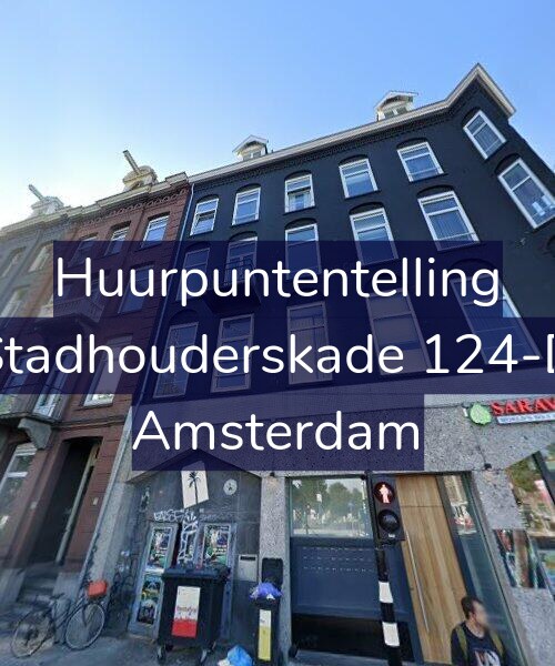 Foto gevel Huurpuntentelling voor Stadhouderskade 124-D, Amsterdam