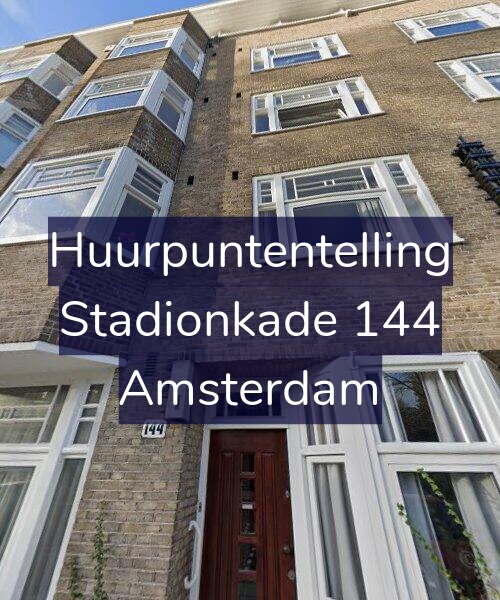 Foto gevel Huurpuntentelling voor Stadionkade 144, Amsterdam