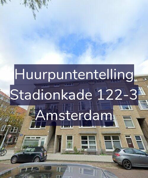 Foto gevel Huurpuntentelling voor Stadionkade 122-3, Amsterdam