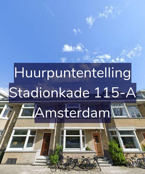 Foto gevel Huurpuntentelling voor Stadionkade 115-A, Amsterdam