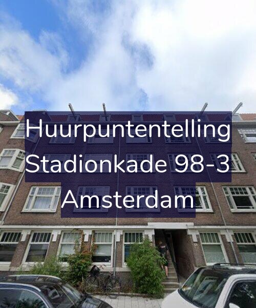 Foto gevel Huurpuntentelling voor Stadionkade 98-3, Amsterdam