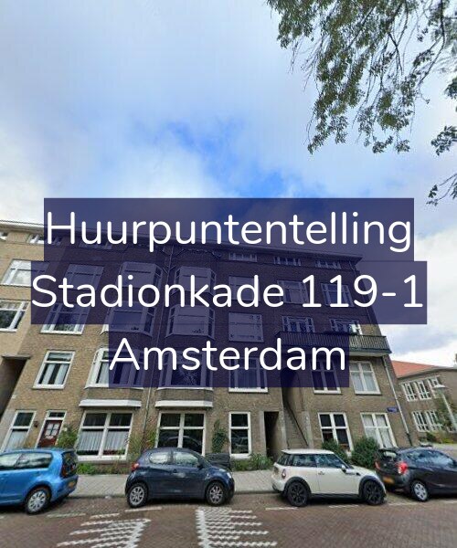 Foto gevel Huurpuntentelling voor Stadionkade 119-1, Amsterdam