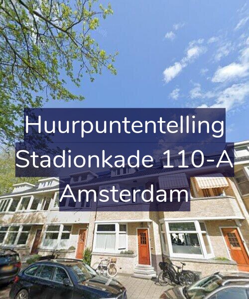 Foto gevel Huurpuntentelling voor Stadionkade 110-A, Amsterdam