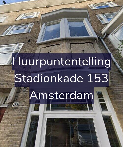 Foto gevel Huurpuntentelling voor Stadionkade 153, Amsterdam
