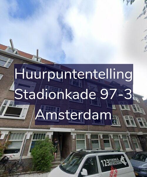 Foto gevel Huurpuntentelling voor Stadionkade 97-3, Amsterdam