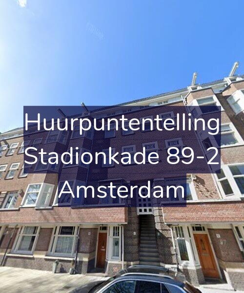 Foto gevel Huurpuntentelling voor Stadionkade 89-2, Amsterdam