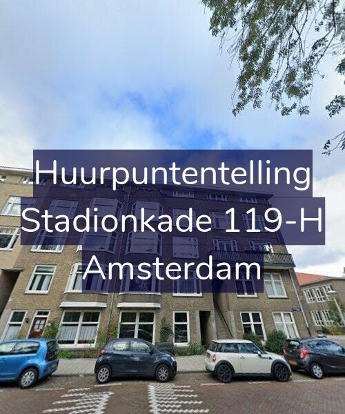 Foto gevel Huurpuntentelling voor Stadionkade 119-H, Amsterdam