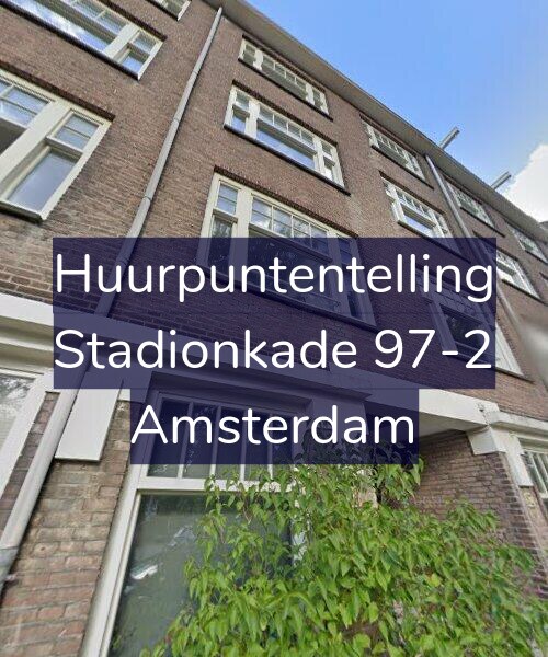 Foto gevel Huurpuntentelling voor Stadionkade 97-2, Amsterdam