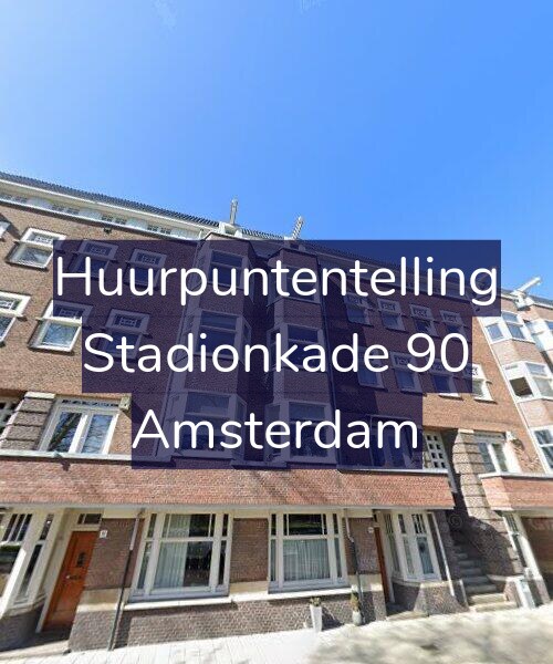 Foto gevel Huurpuntentelling voor Stadionkade 90, Amsterdam