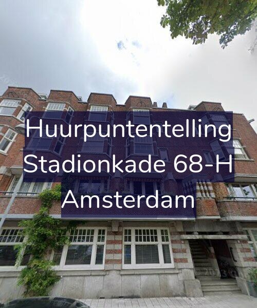 Foto gevel Huurpuntentelling voor Stadionkade 68-H, Amsterdam
