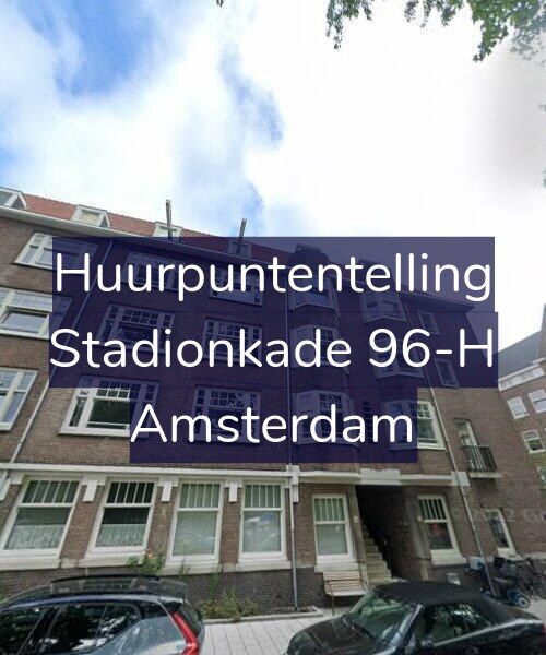 Foto gevel Huurpuntentelling voor Stadionkade 96-H, Amsterdam