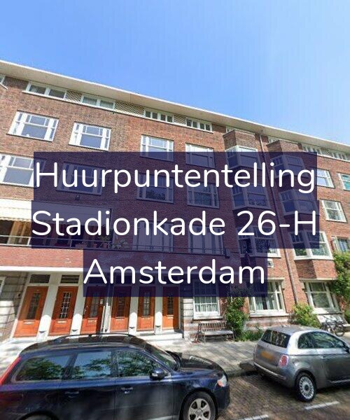 Foto gevel Huurpuntentelling voor Stadionkade 26-H, Amsterdam