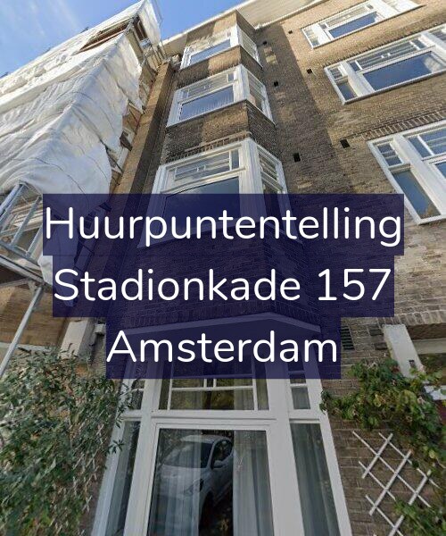 Foto gevel Huurpuntentelling voor Stadionkade 157, Amsterdam