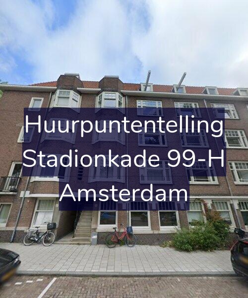 Foto gevel Huurpuntentelling voor Stadionkade 99-H, Amsterdam