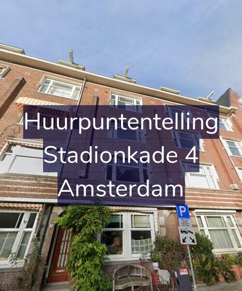 Foto gevel Huurpuntentelling voor Stadionkade 4, Amsterdam