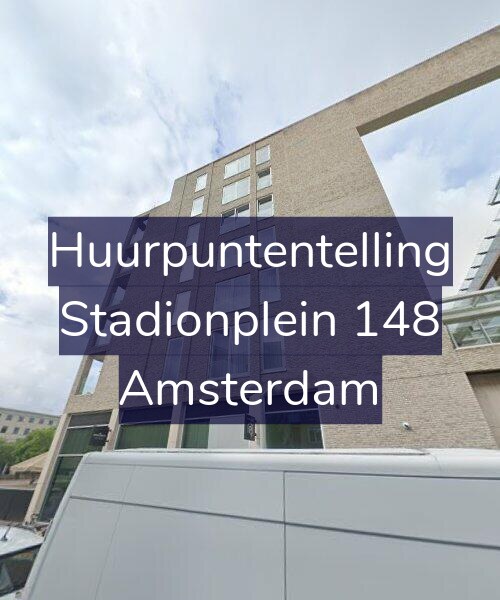 Foto gevel Huurpuntentelling voor Stadionplein 148, Amsterdam