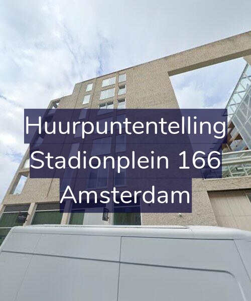 Foto gevel Huurpuntentelling voor Stadionplein 166, Amsterdam