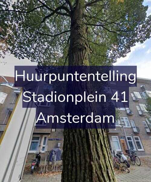 Foto gevel Huurpuntentelling voor Stadionplein 41, Amsterdam