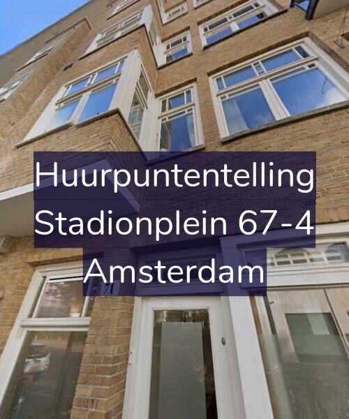 Foto gevel Huurpuntentelling voor Stadionplein 67-4, Amsterdam