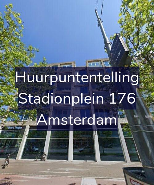 Foto gevel Huurpuntentelling voor Stadionplein 176, Amsterdam