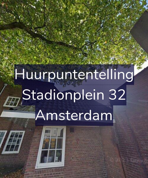 Foto gevel Huurpuntentelling voor Stadionplein 32, Amsterdam