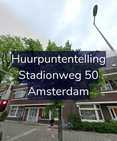 Foto gevel Huurpuntentelling voor Stadionweg 50, Amsterdam
