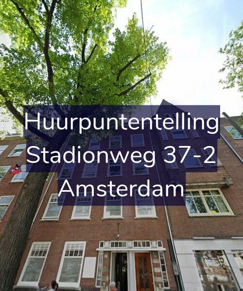 Foto gevel Huurpuntentelling voor Stadionweg 37-2, Amsterdam