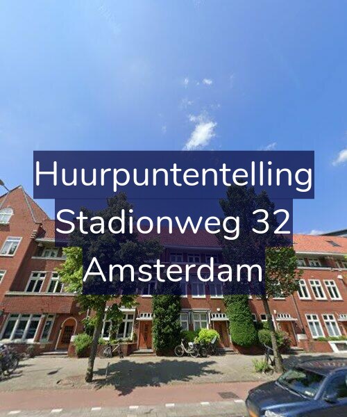 Foto gevel Huurpuntentelling voor Stadionweg 32, Amsterdam