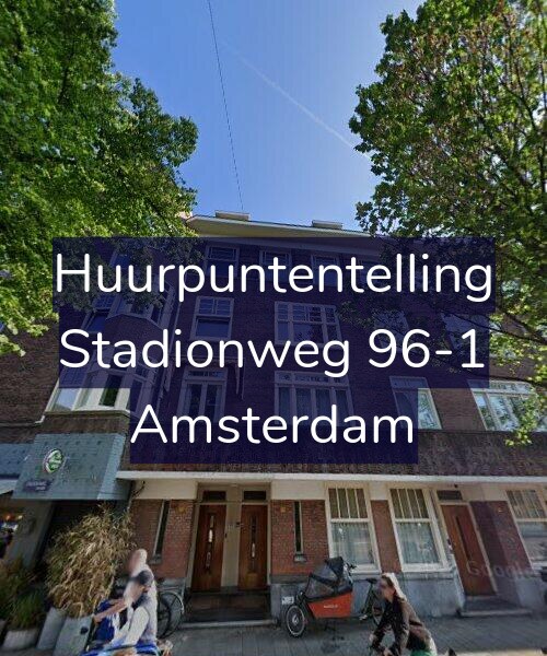 Foto gevel Huurpuntentelling voor Stadionweg 96-1, Amsterdam
