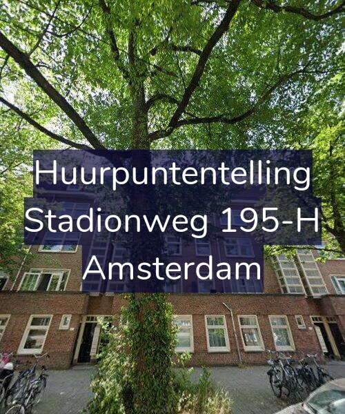 Foto gevel Huurpuntentelling voor Stadionweg 195-H, Amsterdam