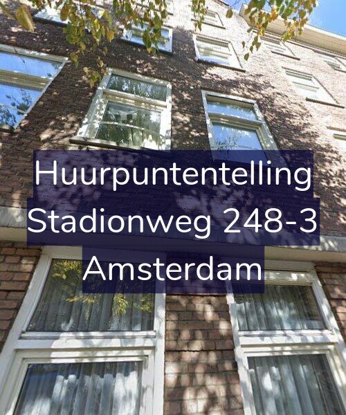Foto gevel Huurpuntentelling voor Stadionweg 248-3, Amsterdam