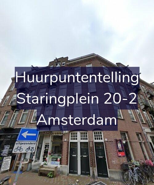 Foto gevel Huurpuntentelling voor Staringplein 20-2, Amsterdam