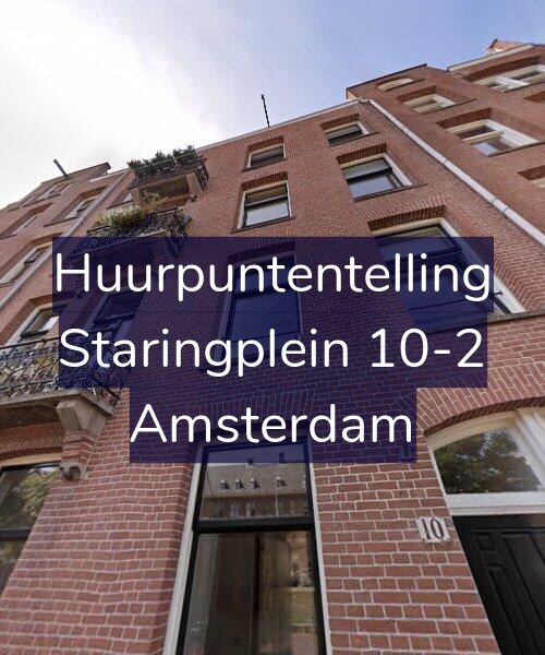 Foto gevel Huurpuntentelling voor Staringplein 10-2, Amsterdam