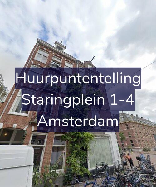 Foto gevel Huurpuntentelling voor Staringplein 1-4, Amsterdam