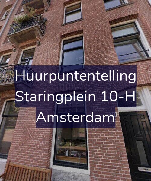 Foto gevel Huurpuntentelling voor Staringplein 10-H, Amsterdam