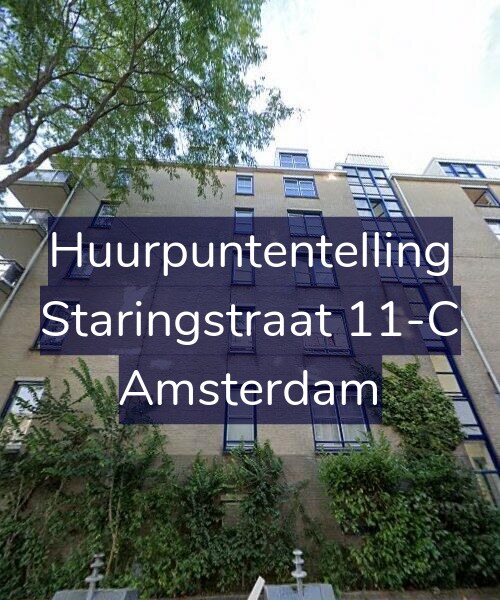 Foto gevel Huurpuntentelling voor Staringstraat 11-C, Amsterdam