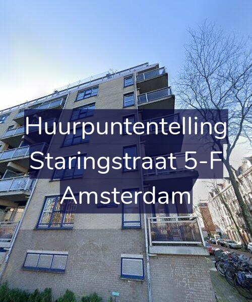Foto gevel Huurpuntentelling voor Staringstraat 5-F, Amsterdam