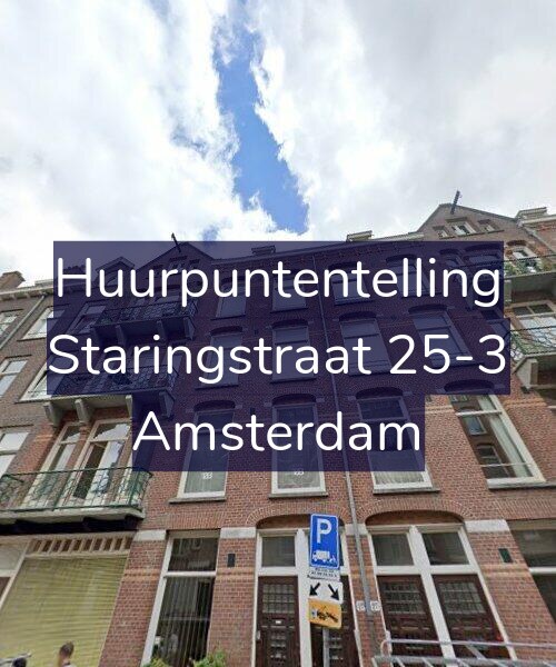Foto gevel Huurpuntentelling voor Staringstraat 25-3, Amsterdam