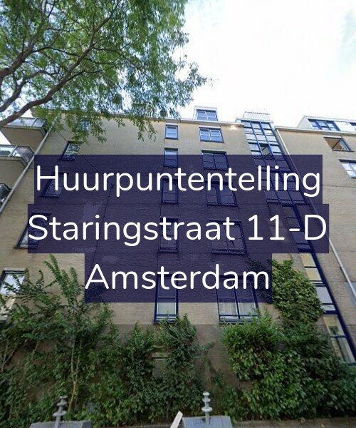 Foto gevel Huurpuntentelling voor Staringstraat 11-D, Amsterdam