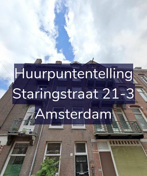 Foto gevel Huurpuntentelling voor Staringstraat 21-3, Amsterdam