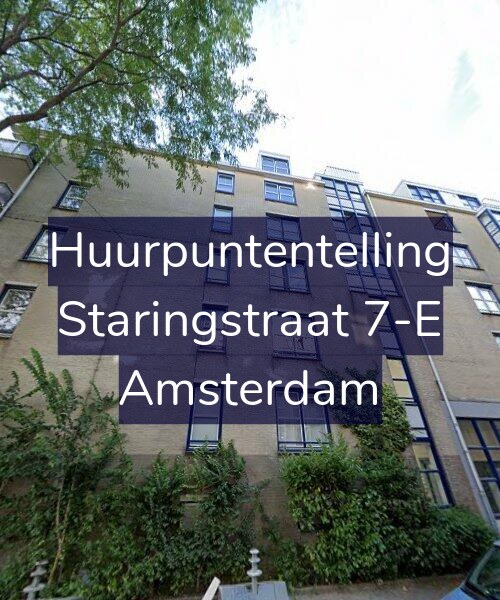 Foto gevel Huurpuntentelling voor Staringstraat 7-E, Amsterdam