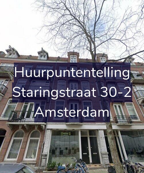 Foto gevel Huurpuntentelling voor Staringstraat 30-2, Amsterdam